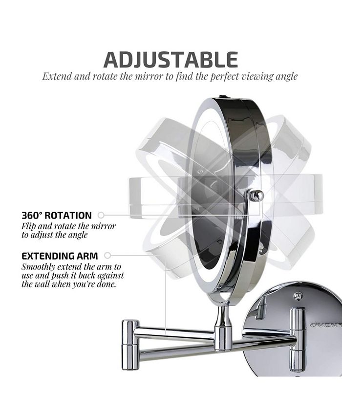 OVENTE Wall Mount LED Lighted Makeup Mirror Macy's