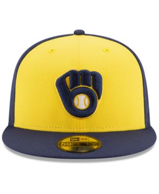 Milwaukee Brewers Authentic Collection 59FIFTY Fitted Cap
