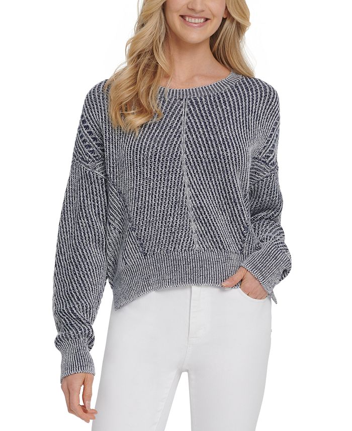 DKNY Jeans Chunky-Knit Pullover Sweater - Macy's