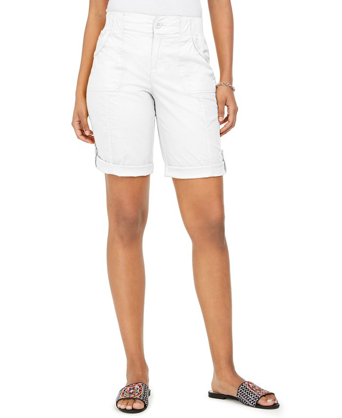 Style & Co Petite Roll-Cuffed Shorts, Created for Macy's - Macy's