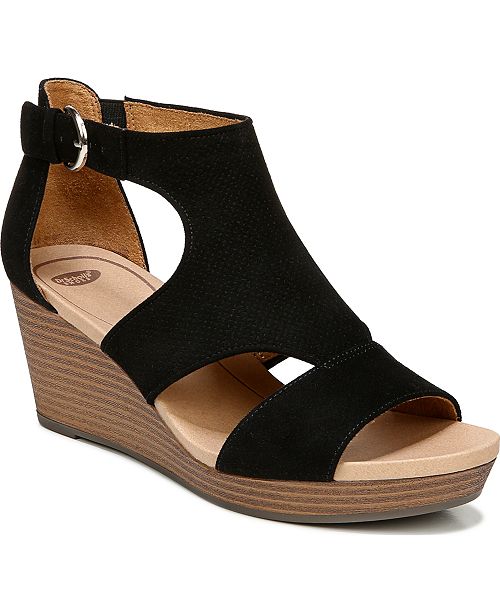 Dr. Scholl's Women's Elia Ankle Strap Dress Sandals & Reviews - Sandals ...