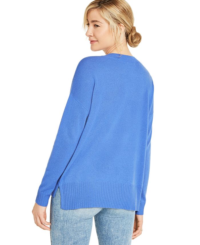 Charter Club Cashmere Oversized Crew-Neck Sweater, Created for Macy's ...