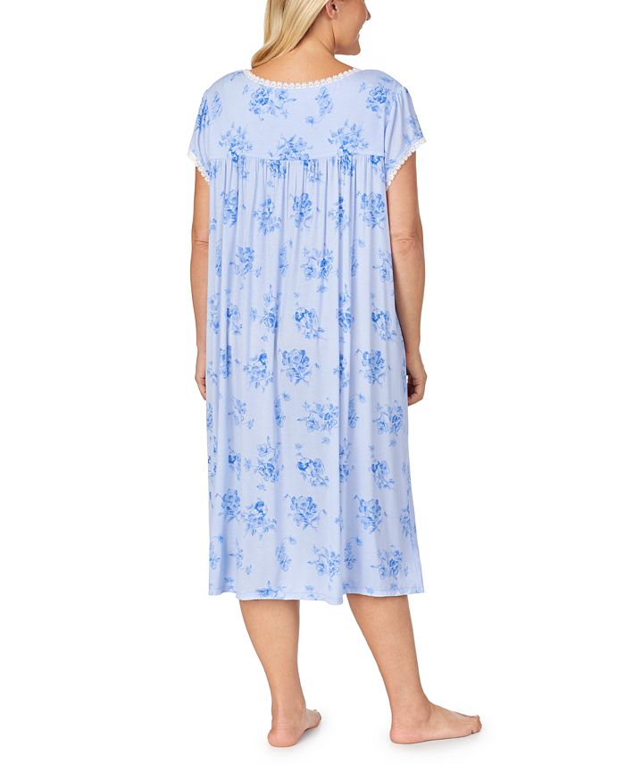 Eileen West Plus Size Venise Lace Trim Waltz Nightgown Macys 