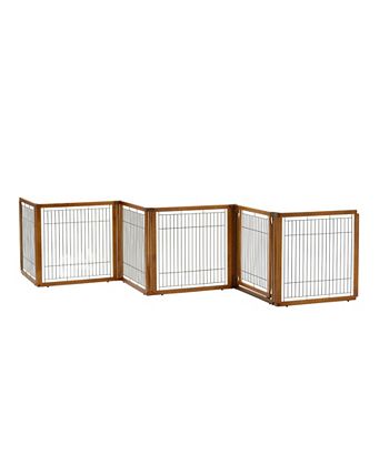 Richell Convertible 6 Panel Indoor/Outdoor Playpen, Large, Soft Tan