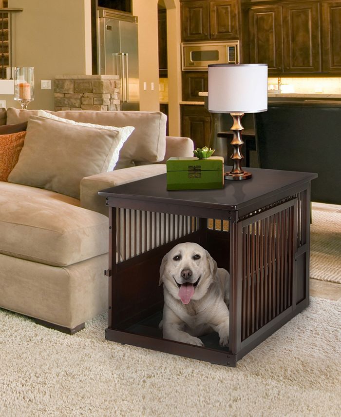 Richell Wooden End Table Crate Large Macy's