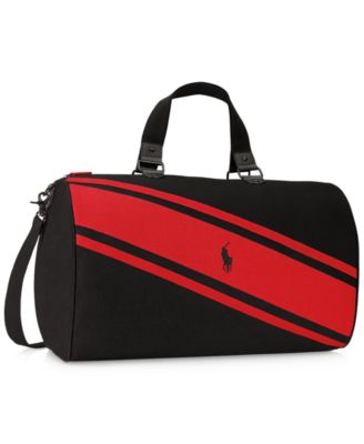 polo red cologne with duffle bag