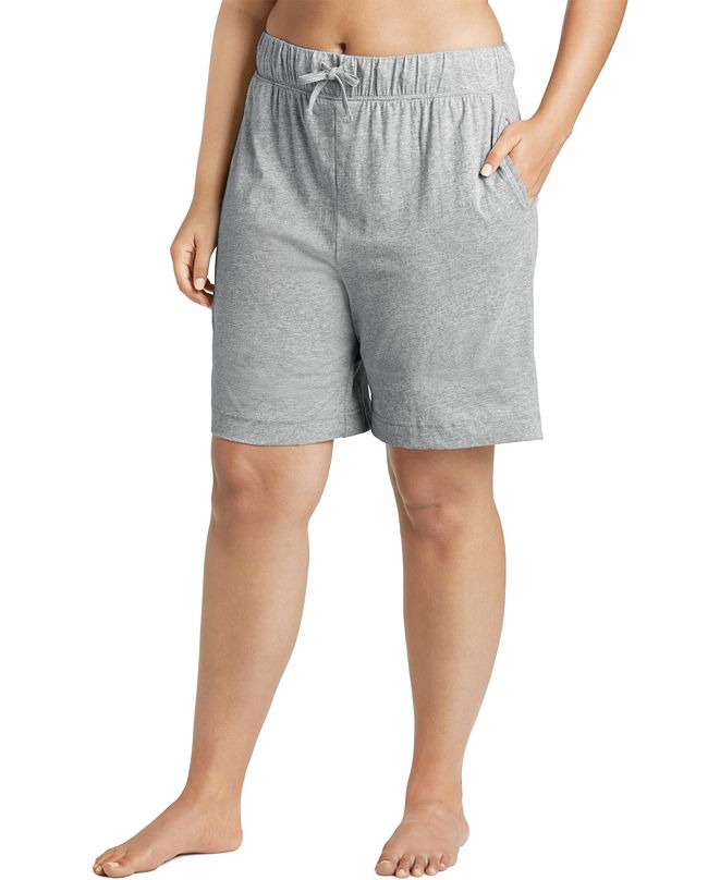 Jockey Plus Size Cotton Bermuda Sleep Shorts And Reviews Bras Panties