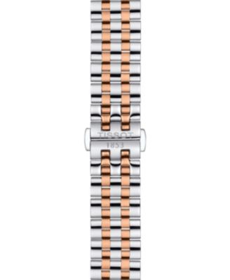 Men's Swiss Automatic T-Classic Carson Powermatic 80 Two-Tone Stainless Steel Bracelet Watch 40mm