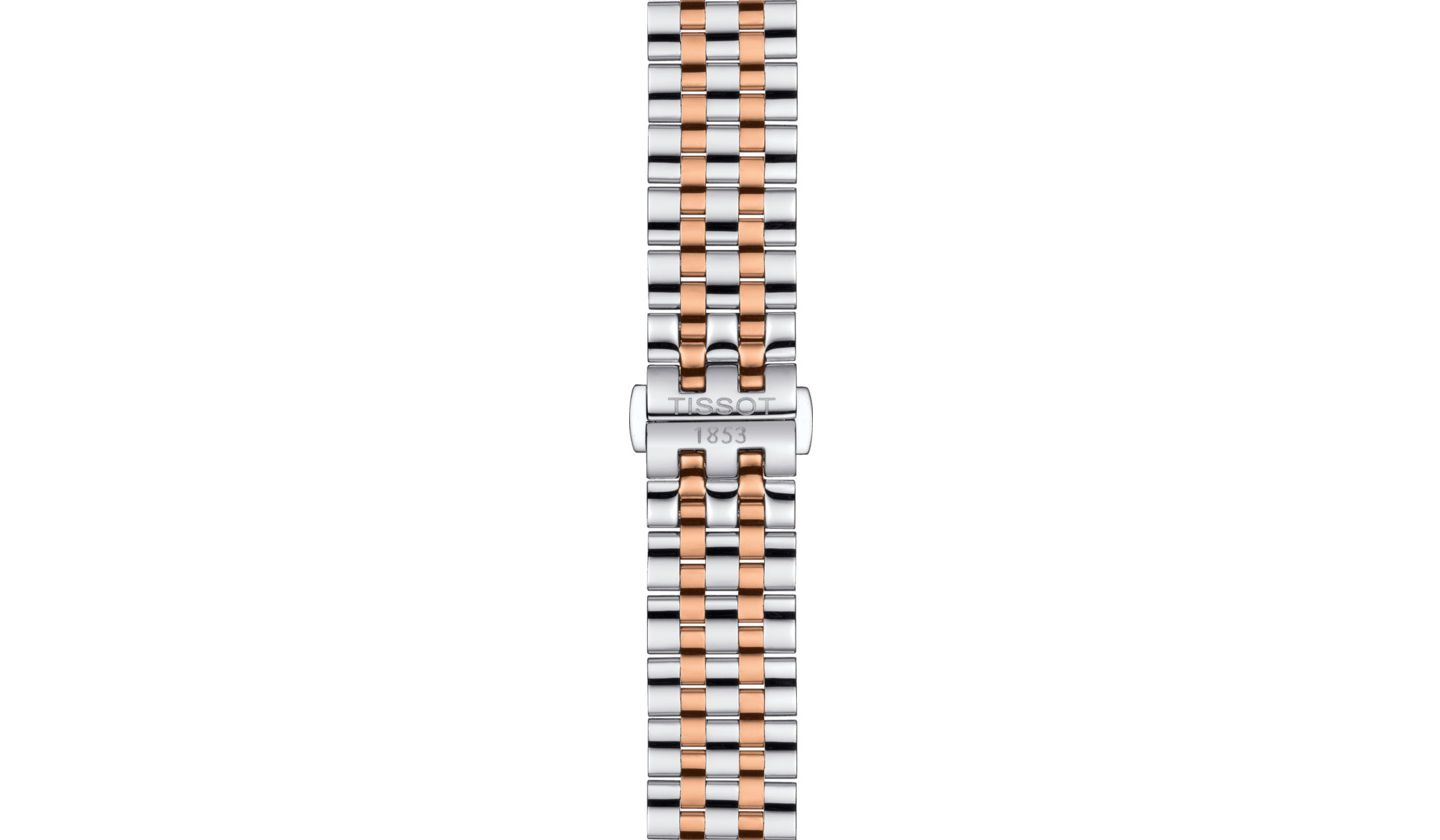 Мужские часы Tissot Swiss Automatic T-Classic Carson Powermatic 80 Two-Tone Stainless Steel Bracelet Watch 40mm — фото 3