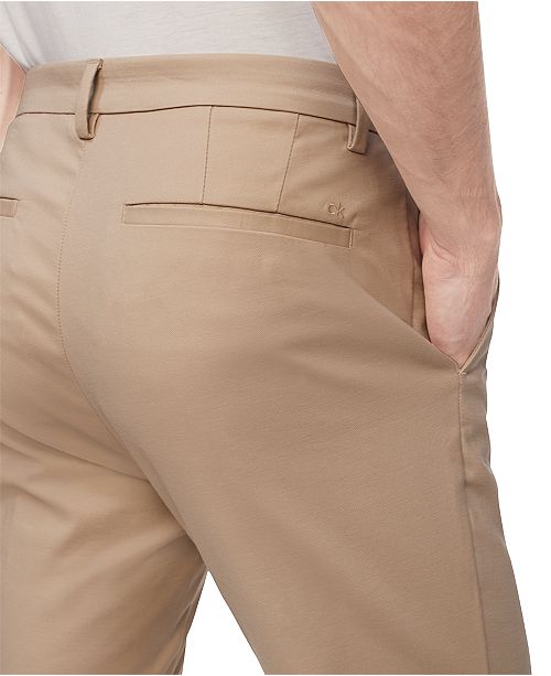Calvin Klein Men S Slim Fit Modern Stretch Chino Reviews Pants