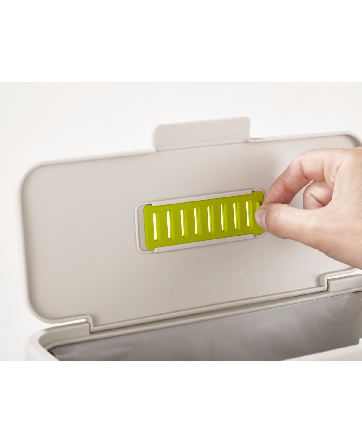 Joseph Joseph Compo 4 Easy-fill Food Waste Caddy In Stone