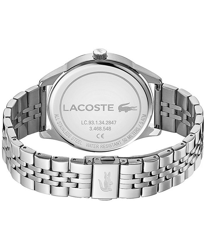 Lacoste Men's Vienna Stainless Steel Bracelet Watch 42mm Macy's