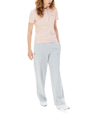 Lacoste Women's Slim-Fit Short-Sleeve Stretch Pique Polo Shirt
