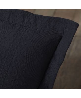 100% Cotton Fleur De Lis Medallion All-Season 3-Piece Coverlet Set, King