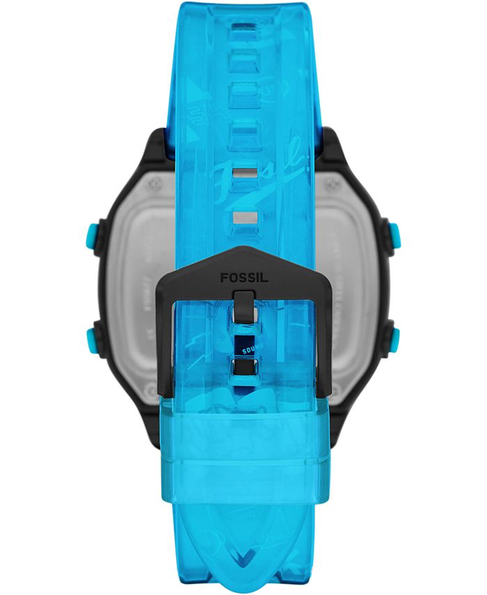 Fossil Unisex Digital Blue Watch FS5676 Macy's