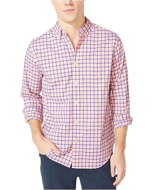 Nautica Men S Plaid Shirt Created For Macy S Reviews Casual