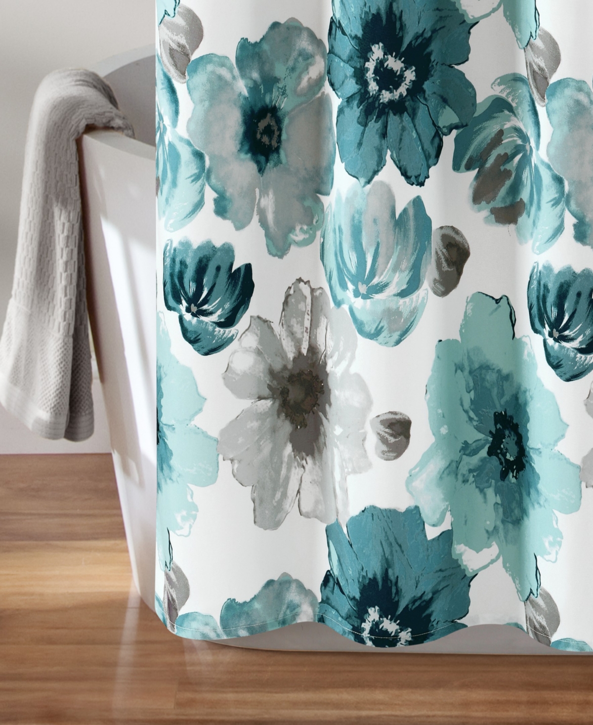 Lush Decor Leah Shower Curtain, 72" x