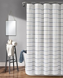 Ombre Stripe Yarn Dyed Cotton 72" x 72" Shower Curtain