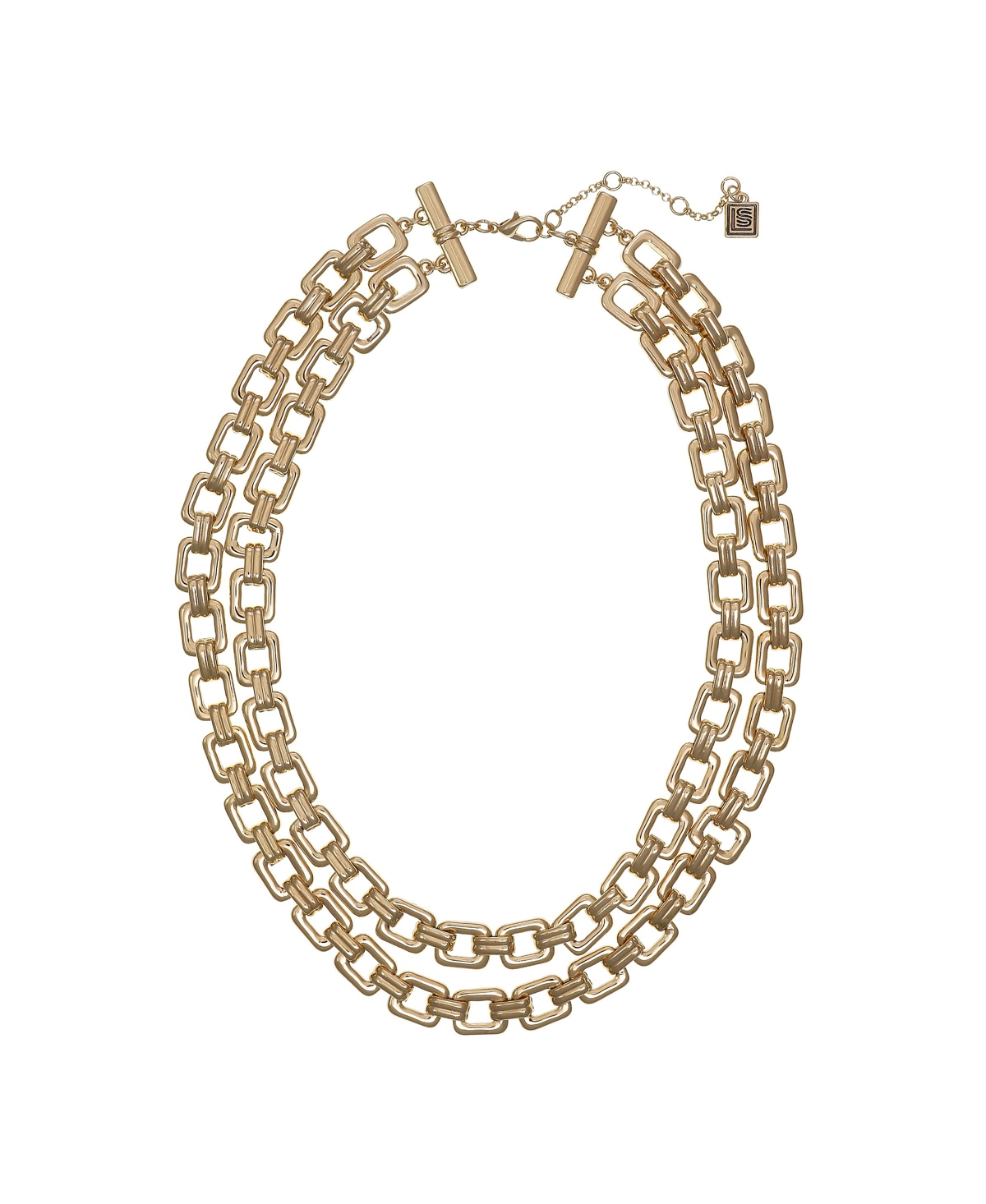 Two-Row Chain Necklace - Gold