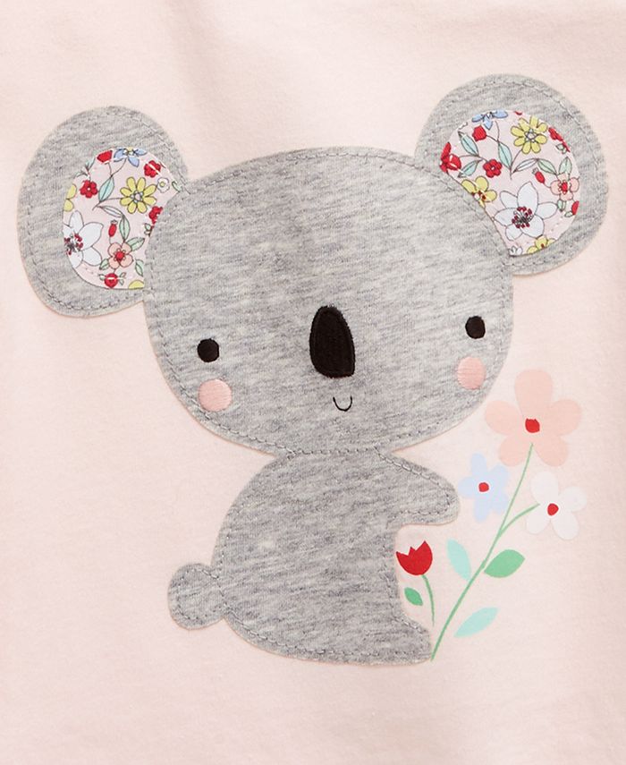 First Impressions Toddler Girls Koala-Print Cotton T-Shirt, Created for  Macy's - Macy's