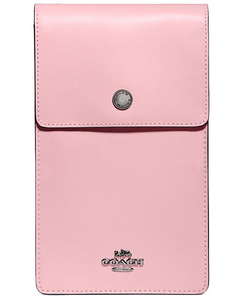 COACH Snap Phone Leather Crossbody & Reviews Handbags & Accessories Macy's