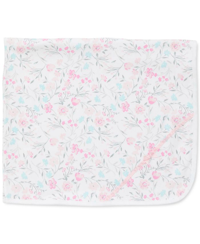 Little Me Baby Girls Floral Watercolor Cotton Blanket Macy's