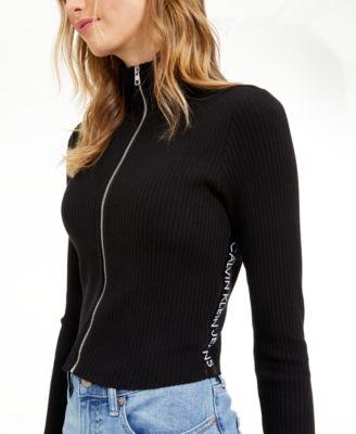 calvin klein mock neck sweatshirt