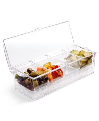 Martha Stewart Collection - Americana Rectangular Food Storage-on-Ice Container
