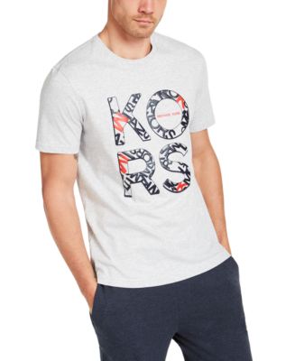 Michael Kors Men's Logo Pajama Shirt - Macy's
