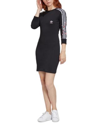 adidas Women's 3-Stripe Heart T-Shirt Dress - Macy's