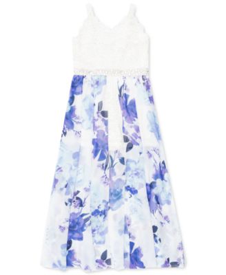 girls walk through maxi dress
