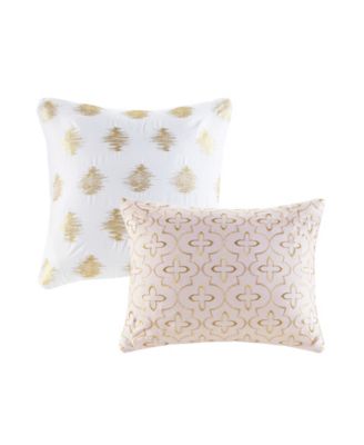 Intelligent Design CLOSEOUT! Rebecca Metallic 4-Pc. Comforter Set, Twin/Twin XL