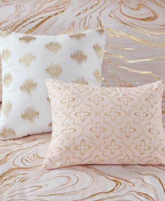Intelligent Design CLOSEOUT! Rebecca Metallic 4-Pc. Comforter Set, Twin/Twin XL