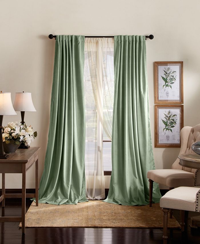 Martha Stewart Lucca Velvet, What Sizes Do Blackout Curtains Come In