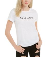 Guess women's tops macys discount