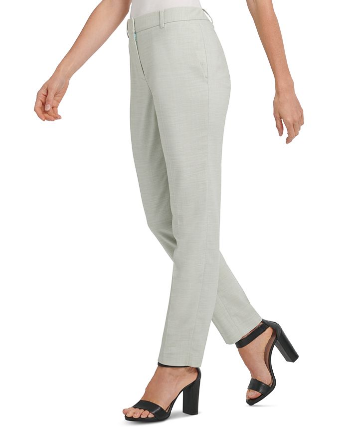 DKNY Petite Essex Heathered Twill Pants & Reviews - Wear to Work ...