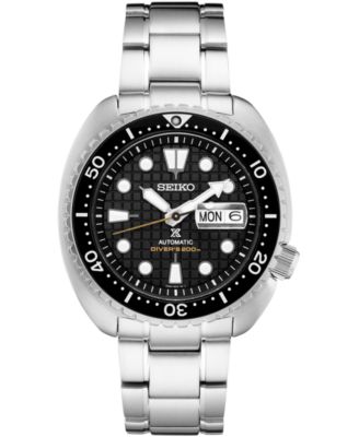 Seiko Men's Automatic Prospex King Turtle Stainless Steel Bracelet Watch  45mm & Reviews - All Watches - Jewelry & Watches - Macy's