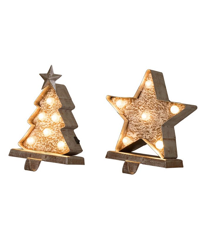 Glitzhome led marquee shop stocking holder