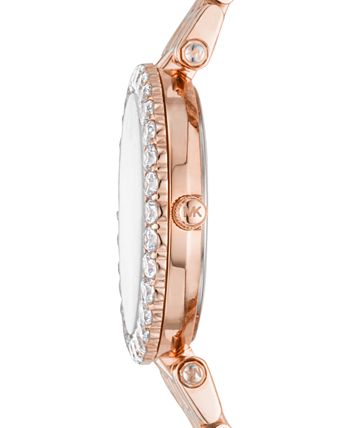 Michael Kors - Women's Darci Rose Gold-Tone Stainless Steel Bracelet Watch 34mm