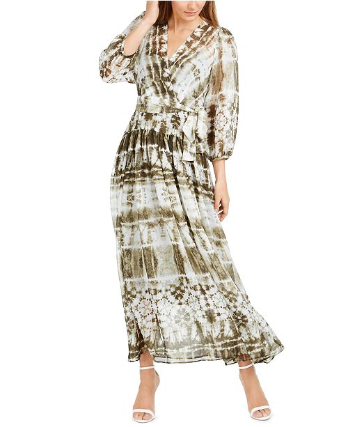 Calvin Klein Tie Dyed Maxi Dress Reviews Women Macy S