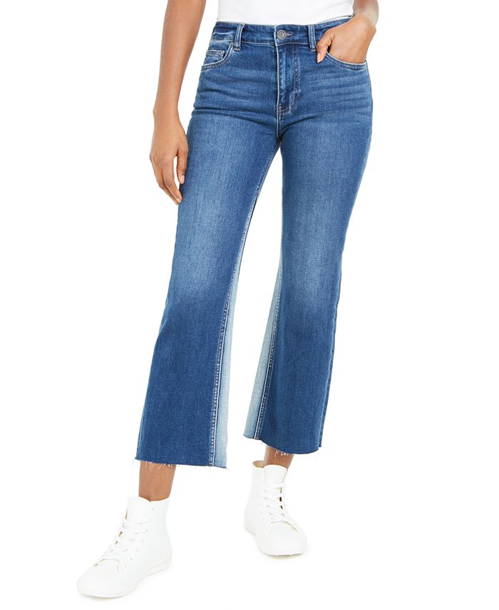 Kut From The Kloth - Kelsey High Rise Ankle Flare Step Raw Hem Jeans