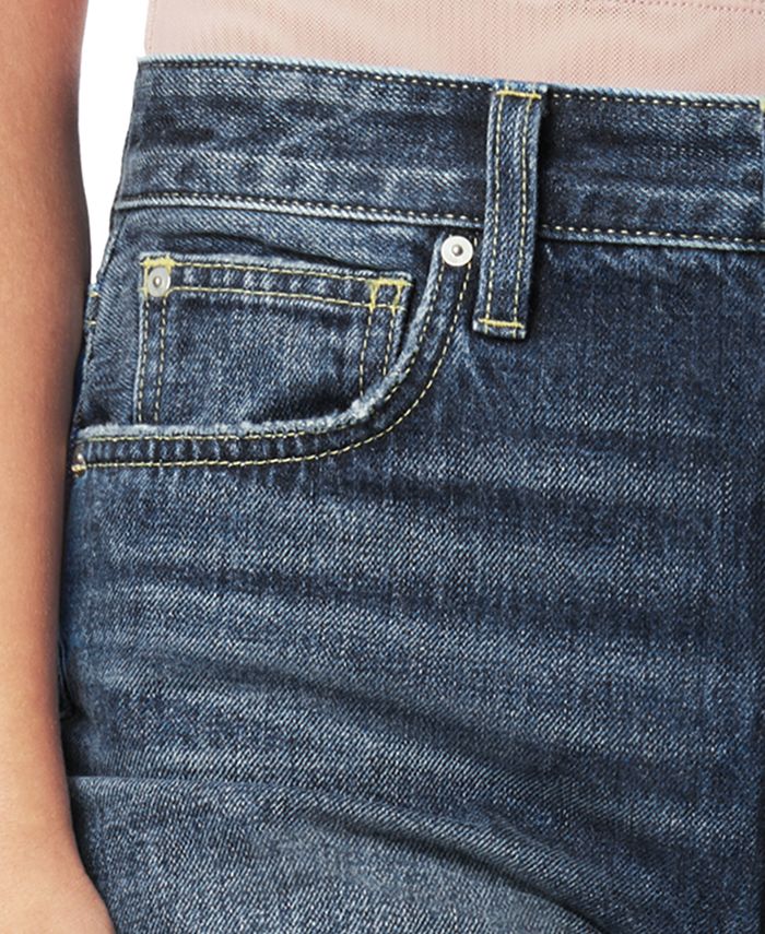 Joe's Jeans Kinsley Frayed Cotton Denim Shorts Macy's