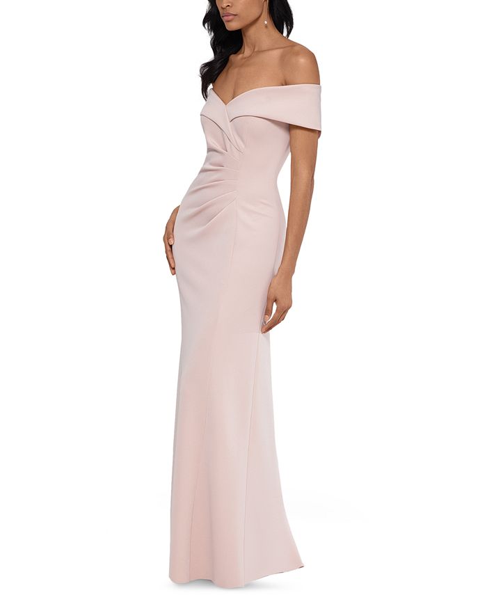 XSCAPE OffTheShoulder Ruched Gown & Reviews Dresses Women Macy's