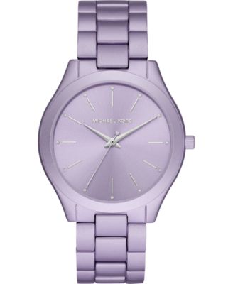 lilac michael kors watch