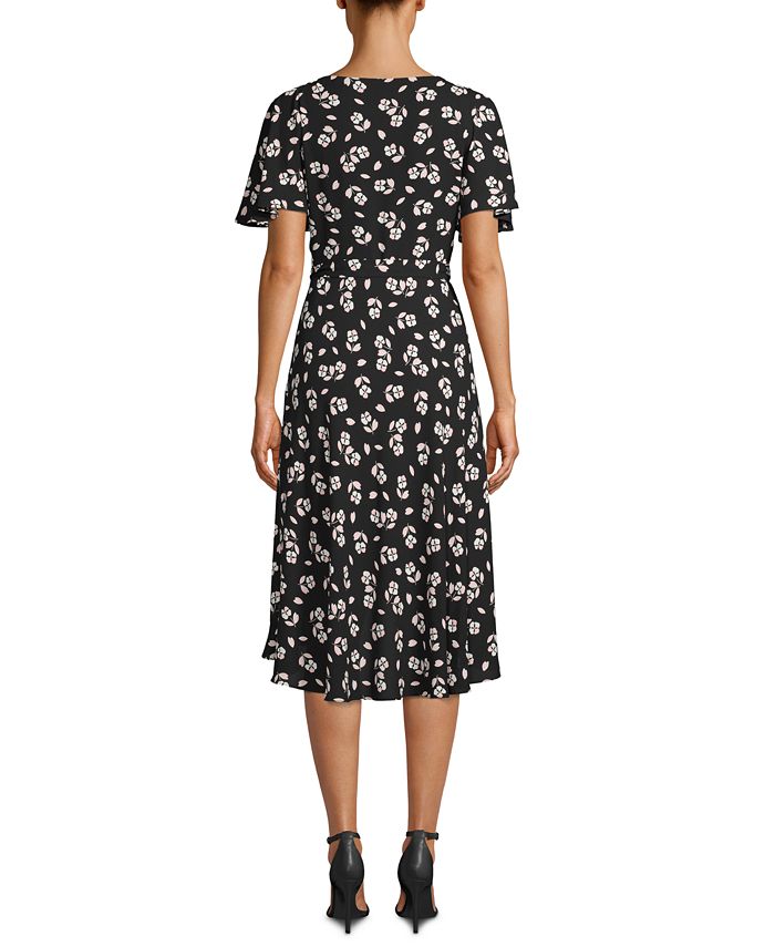Anne Klein Split-Sleeve A-Line Dress & Reviews - Dresses - Women - Macy's