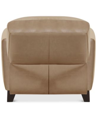 Brayna 35" Classic Leather Pushback Recliner, Created for Macy's