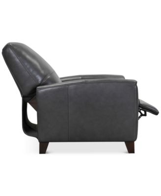 Brayna 35" Classic Leather Pushback Recliner, Created for Macy's