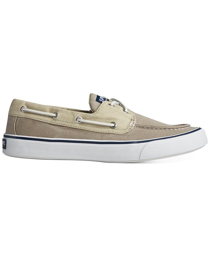 Sperry Men's Bahama II Nautical White Boat Shoes & Reviews - All Men's ...