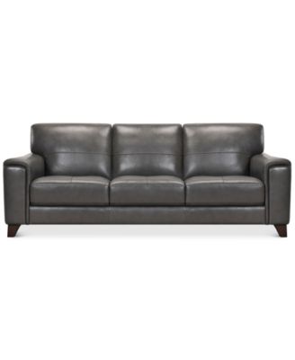 Brayna 88" Classic Leather Sofa