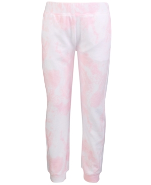 image of Ideology Little Girls Pastel-Stripe Jogger Pants, Created for Macy-s